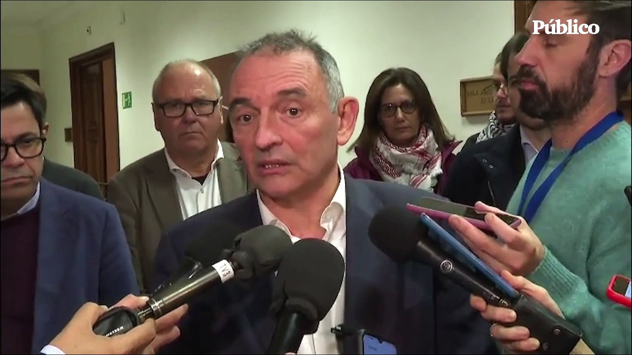 Enrique Santiago: "Que dirigentes destacados estén contribuyendo al acoso a las sedes del PSOE es de una indignidad absoluta"