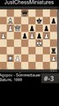 Agopov vs Sommerbauer, 1999. Pawn checkmate