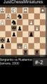 Sergienko vs Rustemov, 2000. Two Knights checkmate