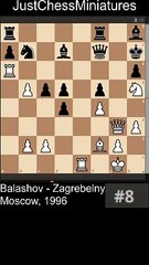 Balashov vs Zagrebelny, 1996. Ladder checkmate