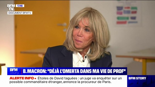 Harcèlement scolaire: Dans ma vie de prof, quand j'ai entendu des choses, on me demandait de ne pas intervenir , témoigne Brigitte Macron