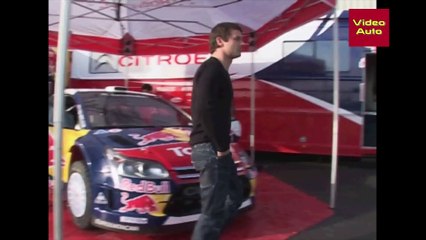 Sébastien Loeb à l'usine d'Aulnay (2009)