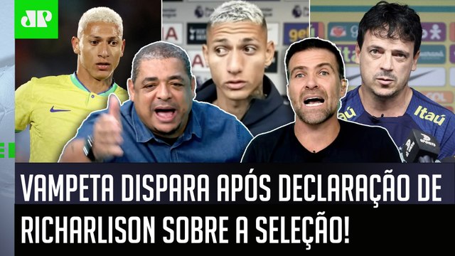 QUÊ??? CÊ TÁ LOUCO! SÓ FALTAVA AGORA o Richarlison FALAR que o Diniz... Vampeta DISPARA a Pilhado!