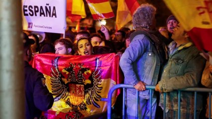 Tensión en España por protesta contra la ley de amnistía de Pedro Sánchez a independentistas