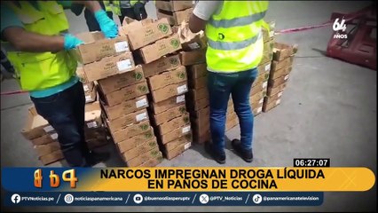 Callao: incautan 327 kilos de droga en cajas de palta de exportación a Italia