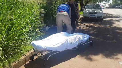 Motociclista fica ferido após colisão com carro no Bairro Cancelli