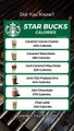 Starbucks calories #starbucks #foryou #starbuckscoffee #justchartit