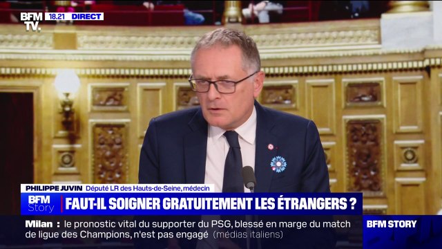 Projet de loi immigration: L'aide médicale d'État est dévoyée , pour Philippe Juvin, député LR des Hauts-de-Seine et médecin