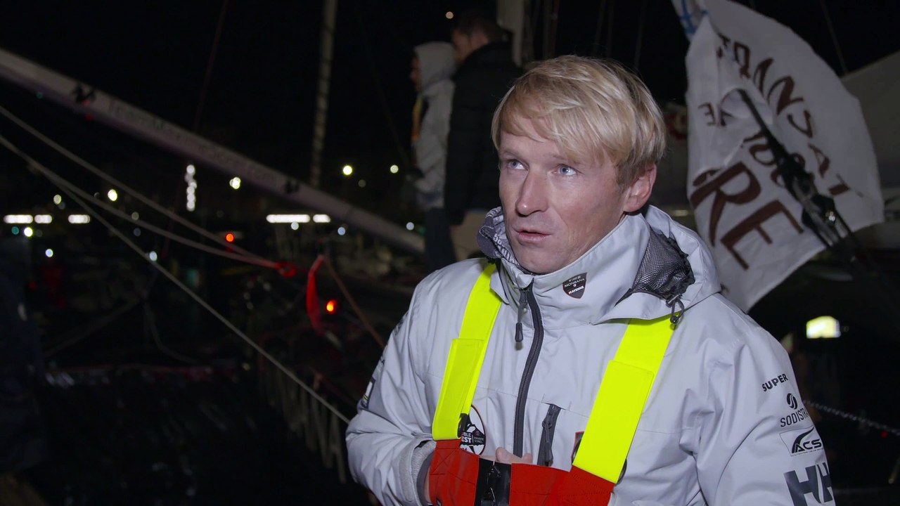 Transat Jacques Vabre Normandie Le Havre 2023 : MARDI 07112023 ITV IMOCA DEPART PONTON 03