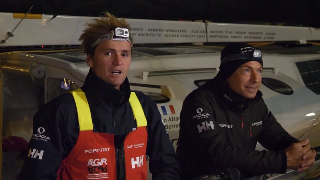Transat Jacques Vabre Normandie Le Havre 2023 : MARDI 07112023 - AMBIANCE DEPART PONTON IMOCA - LE HAVRE 02