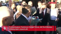 Cumhurbaşkanı Yardımcısı Cevdet Yılmaz AK Parti İl Başkanlığını ziyaret etti