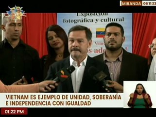 La UICOM de Miranda se engalanó con la Conferencia sobre el Socialismo Bolivariano en Vietnam