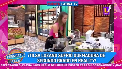 Tilsa Lozano sufrió quemaduras de segundo grado en 'El Gran Chef Famosos': ¿qué ocurrió?