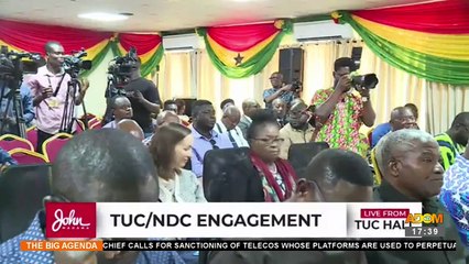 Mahama's Meeting With TUC: Discussing Prez. Candidate's 24 hour economy and other promises - The Big Agenda on Adom TV (7-11-23)