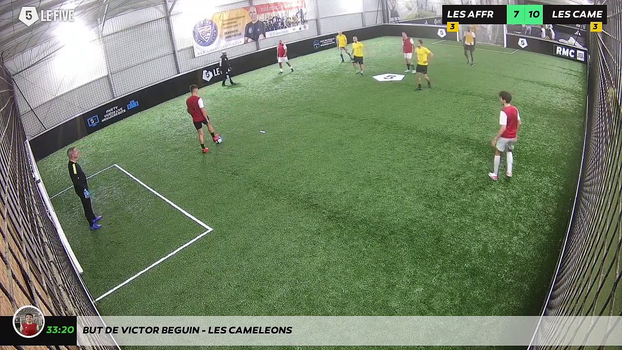 But de Victor BEGUIN - LES CAMELEONS