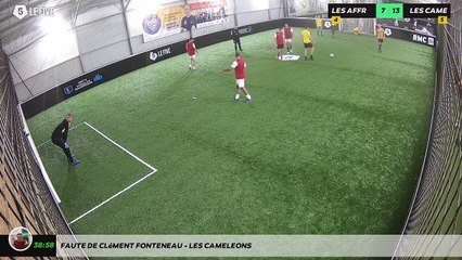 Faute de Clément FONTENEAU - LES CAMELEONS