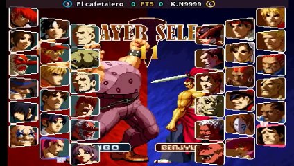 El cafetalero vs K.N9999 FT5 - SNK vs. Capcom - SVC Chaos Super Plus