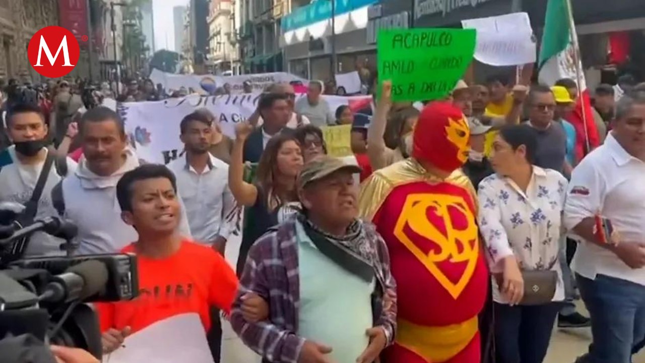 Caravana de damnificados de Acapulco llega a CdMx para pedir ayuda