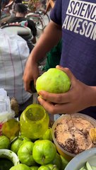 Green Guava - Spicy Masala Mix Pyara Makha | Street food in India 