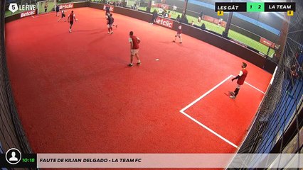 Faute de Kilian  Delgado - LA TEAM FC