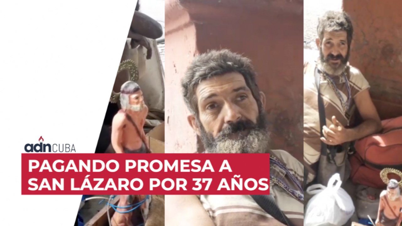 Pagando promesa a San Lázaro por 37 años