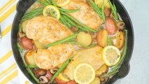 How to Make Weeknight Lemon Chicken Skillet Dinner