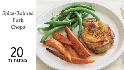 Dinner Tonight: Spice-Rubbed Pork Chops