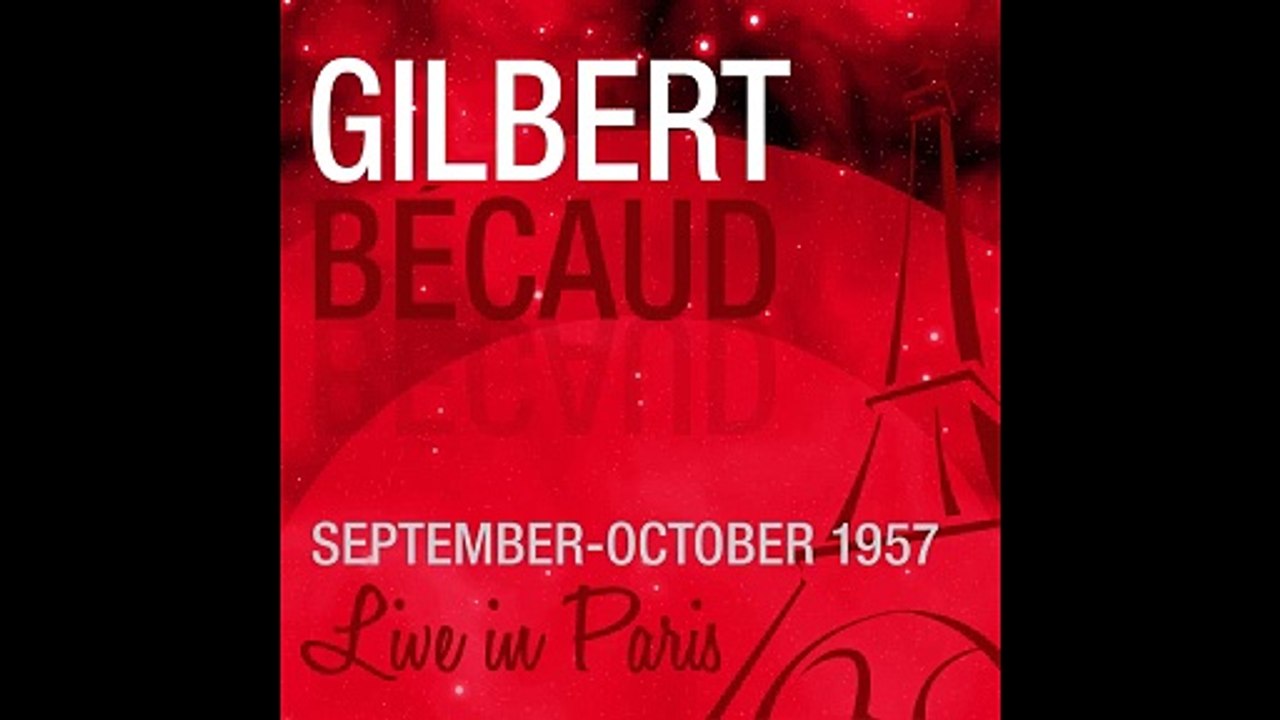 Gilbert Bécaud   Le jour où la pluie viendra Live 1957