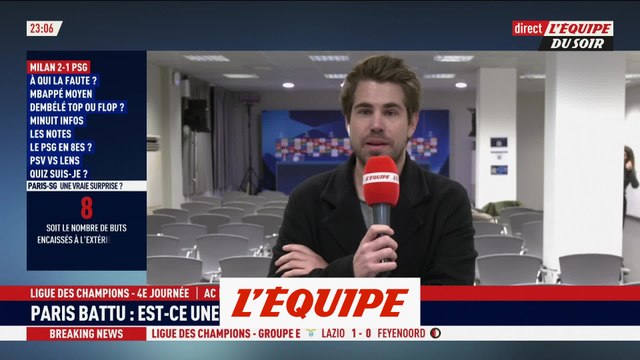 Castaldi analyse la défaite du PSG à Milan - Foot - C1