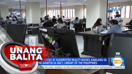 Kolekyon ng e-books & augmented reality books, kabilang sa mga puwedeng gamitin sa Nat'l Library of the Philippines | UB