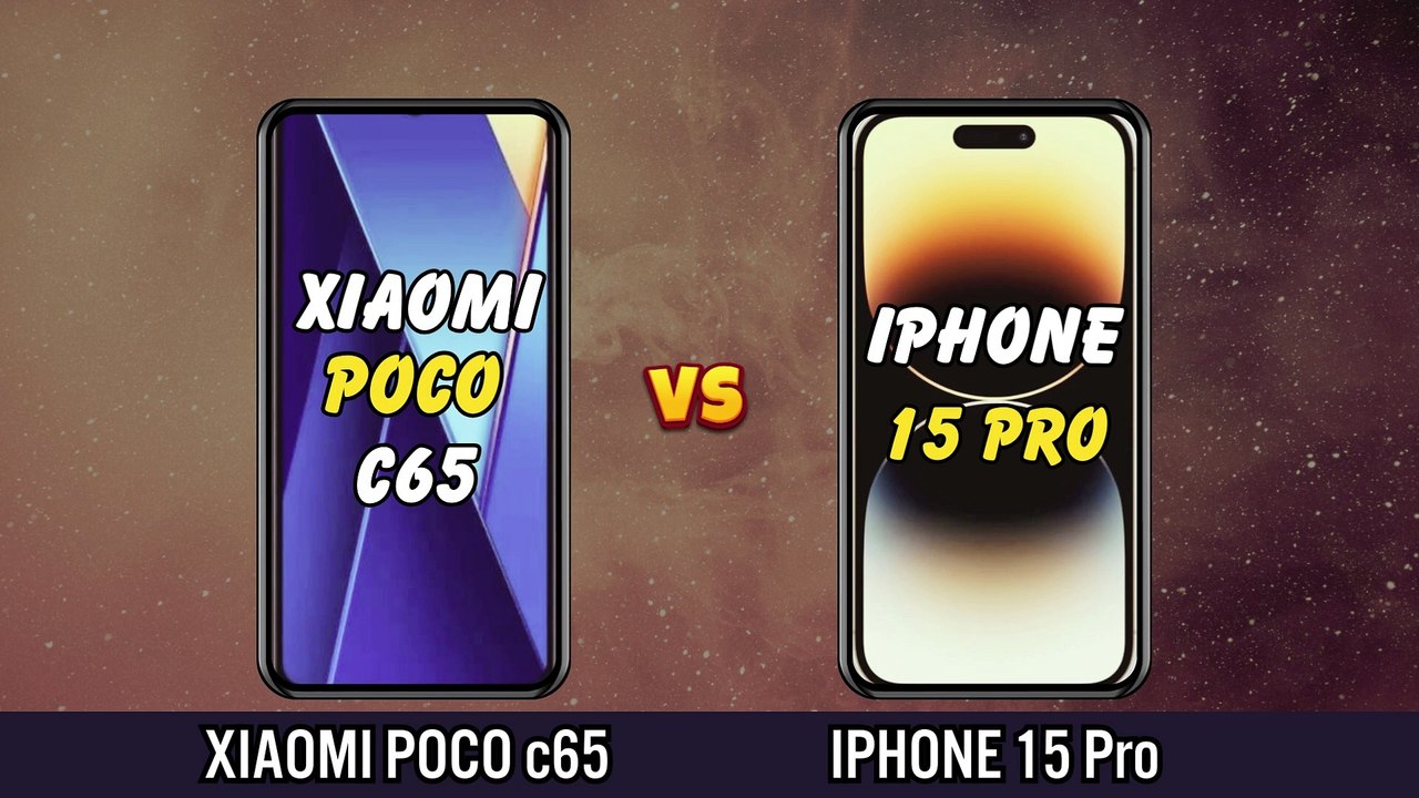 Xiaomi Poco c65 vs Iphone 15 Pro