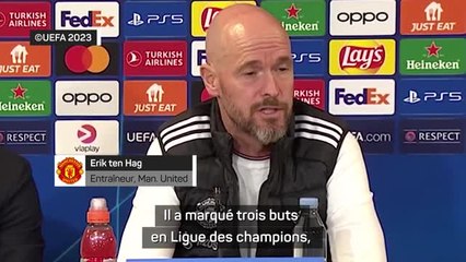 Man. United - Ten Hag : "Højlund a le caractère pour s'imposer ici"