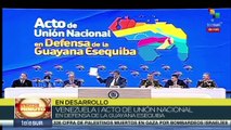Mandatario de Venezuela, Nicolás Maduro, aboga en defensa del Esequibo