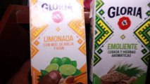 Bebida Emoliente GLORIA & Bebida LIMONADA GLORIA NUEVOS PRODUCTOS DE GLORIA BEBIDAS CASERAS