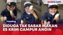 Diduga Tak Sabar Makan Es Krim, Dua Pria Ini Malah Dapat Kejadian Apes: Es Krim Campur Angin Ini Mah…