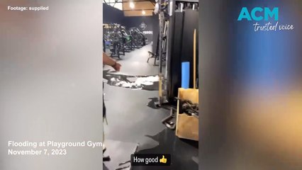 Flooding at Playground Gym Ballarat - The Courier - November 7 2023mp4