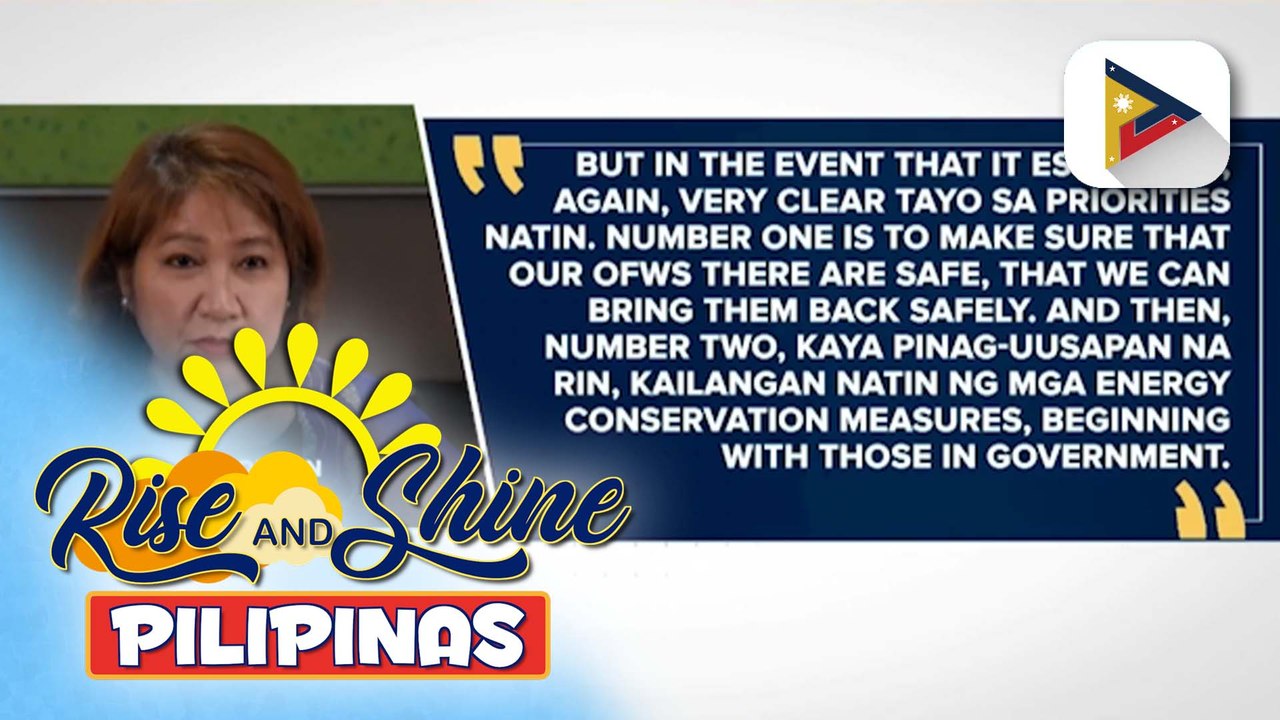 NEDA, handa sa posibleng epekto sa inflation ng Hamas-Israel conflict