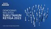 Data & Statistik: Prestasi demografi Malaysia suku tahun ketiga 2023