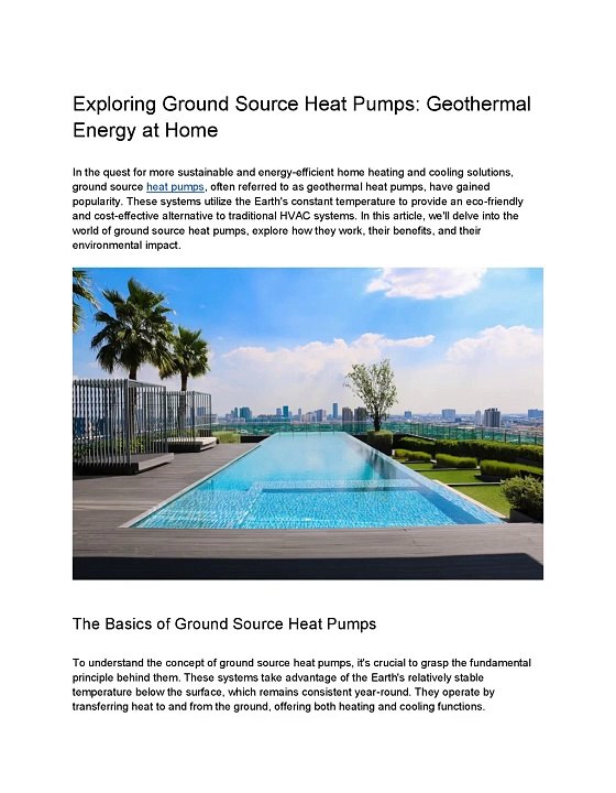 Exploring Ground Source Heat Pumps_ Geothermal...