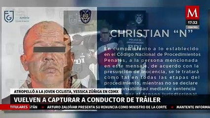 Detienen a conductor que atropelló a joven ciclista en Circuito Interior