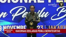 Deklarasi Pemilu Berintegritas, Jokowi Tegaskan Jangan Ada yang Coba-Coba Intervensi Pemilu 2024