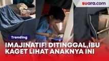 Imajinatif! Ditinggal Meeting, Ibu Kaget Lihat Anaknya Lakukan Hal Ini: Bikin Pengen Balik ke Masa Kecil