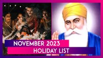 November 2023 Holidays List: Diwali, Children’s Day & Other Events In The 11th Month Of The Year
