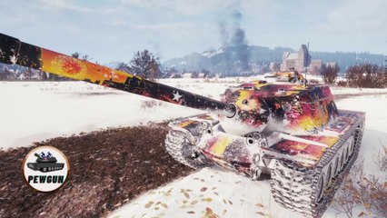 [ wot ] T110E3 破壞巨獸，絕對力量！ | 8 kills 10k dmg | world of tanks |  @pewgun77 ​