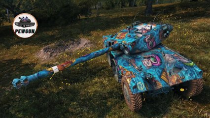 [ wot ] PANHARD EBR 105 速度與力量，無敵組合！ | 13k assistance dmg | world of tanks |  @pewgun77 ​
