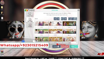 How To Use 3D Album Video Maker Picasso 3D Flipbook