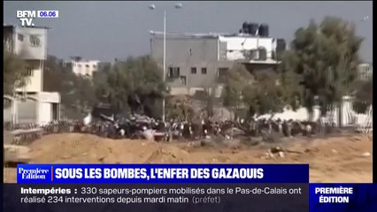 L'enfer des Gazaouis qui fuient vers le sud de l'enclave palestinienne sous les bombes de Tsahal et du Hamas