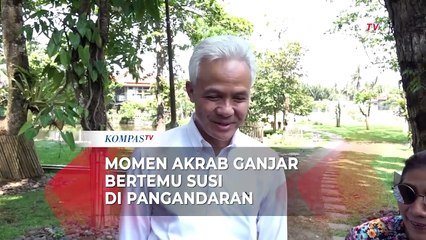 Ganjar Pranowo Bertemu Susi Pudjiastuti, Makan Siang Udang hingga Jadi Sopir
