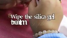 Wipe the silica gel treatment agent