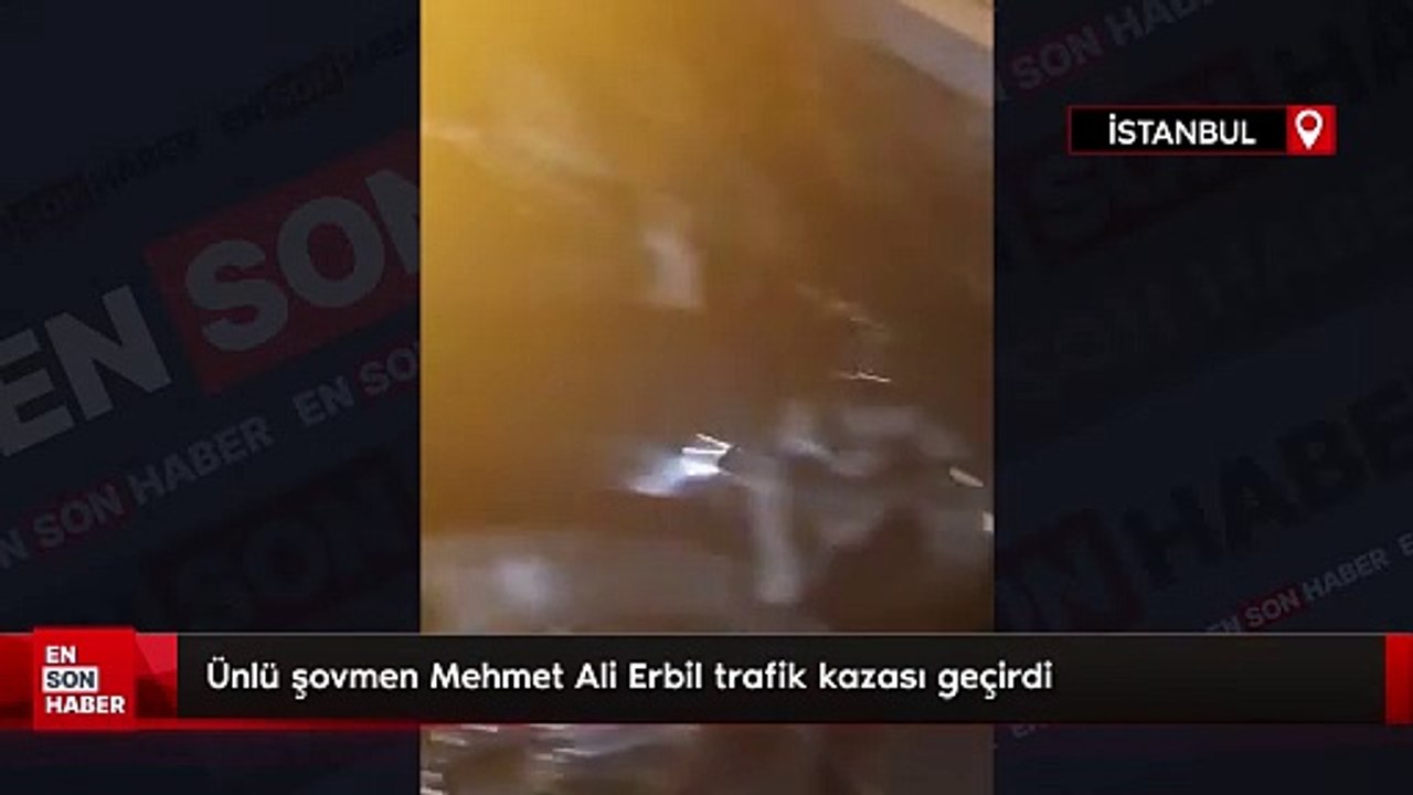 Ünlü şovmen Mehmet Ali Erbil trafik kazası geçirdi